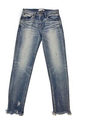 Moussy Vintage Diana Skinny Jeans 540FSC12-2210 Japan Howa Light Blue W25 U2